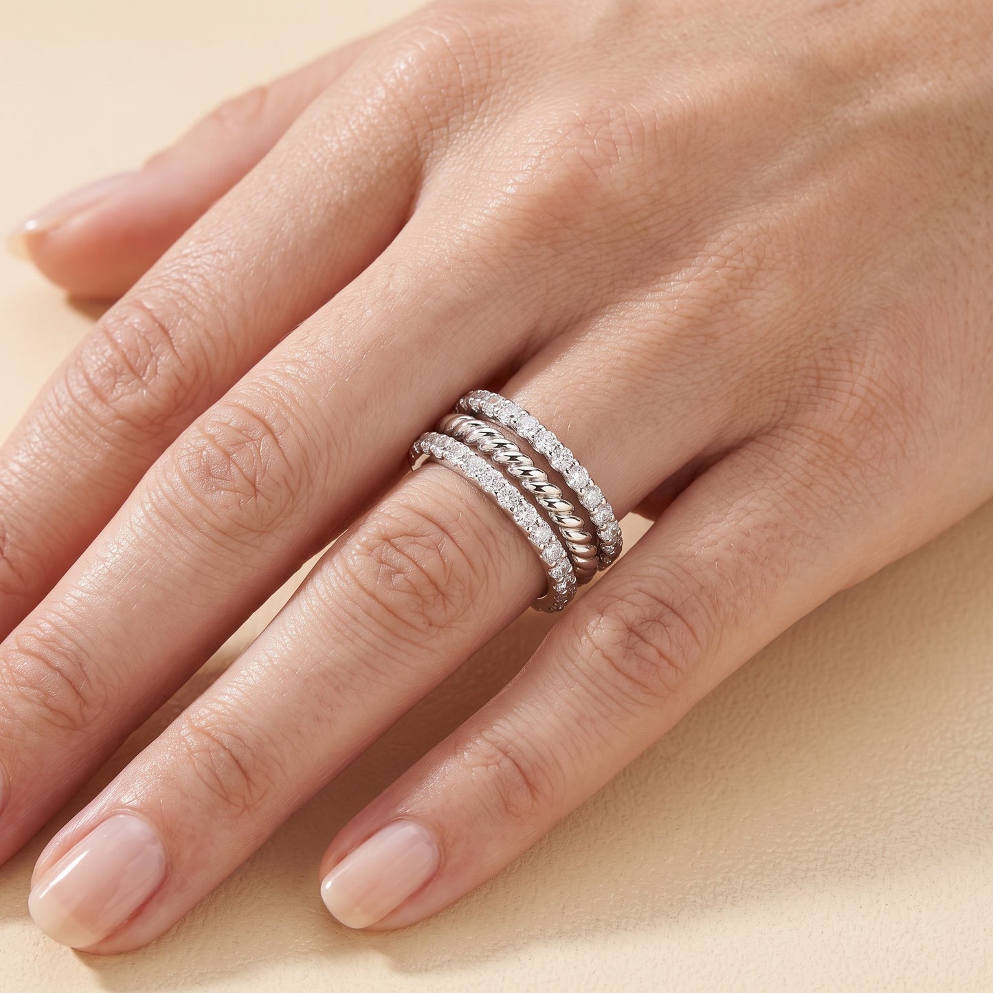 Lab-Grown Diamond Stack Ring