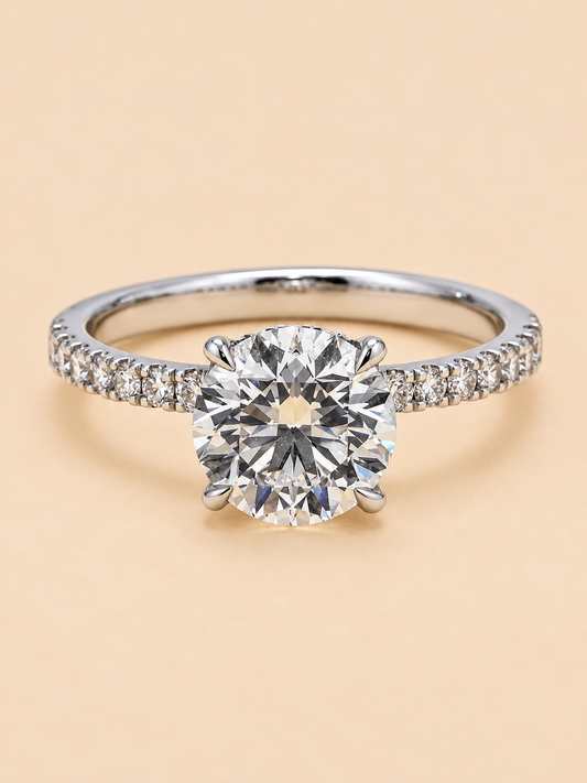THE CHAPTER - Lab-Grown Round Brilliant Diamond Ring