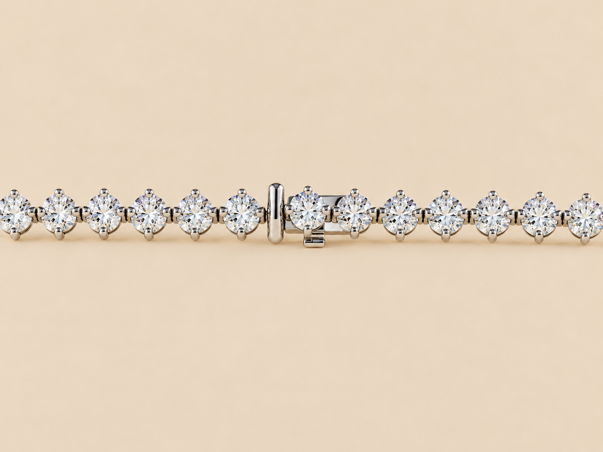 THE SOME DAY - White Gold Natural Diamond Statement Necklace