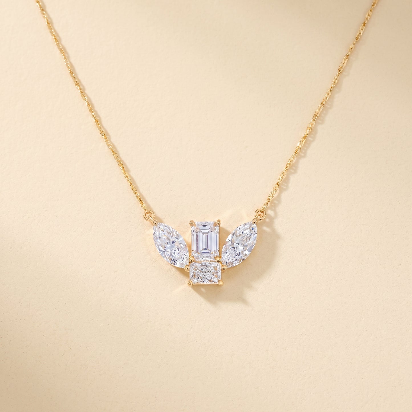 Lab-Grown Fancy Diamond Pendant Necklace