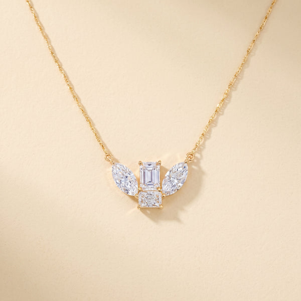 Lab-Grown Fancy Diamond Pendant Necklace
