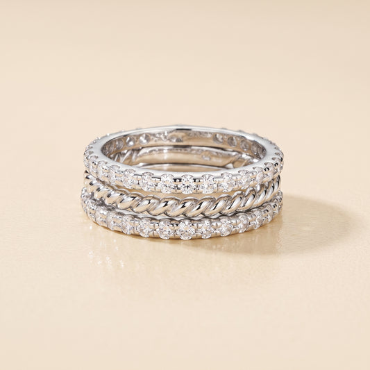 Lab-Grown Diamond Stack Ring