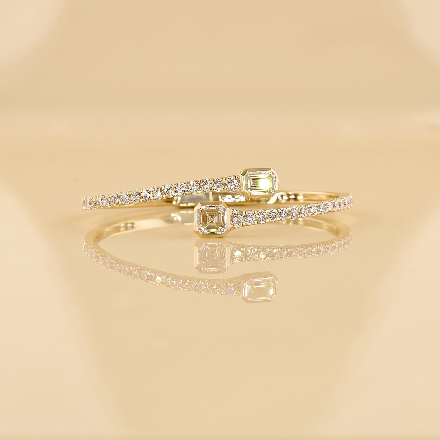 Lab-Grown Diamond Bypass Bracelet – 0.33 CT F VS1