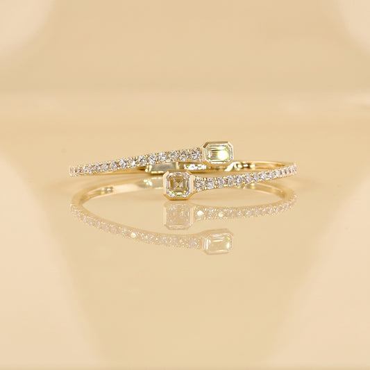 Lab-Grown Diamond Bypass Bracelet – 0.33 CT F VS1