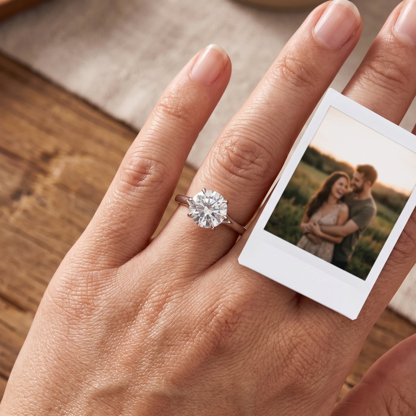 Lab-Grown Round Brilliant Diamond Solitaire Ring – 2.60 CTW in 18K White Gold