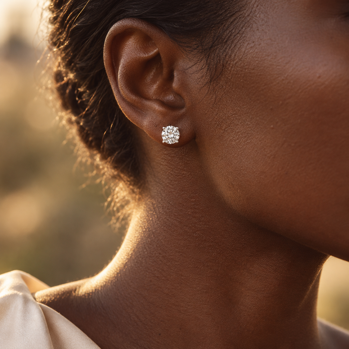 THE ESSENTIAL 1.45 CTW – 14K White Gold Certified Lab-Grown Diamond Stud Earrings