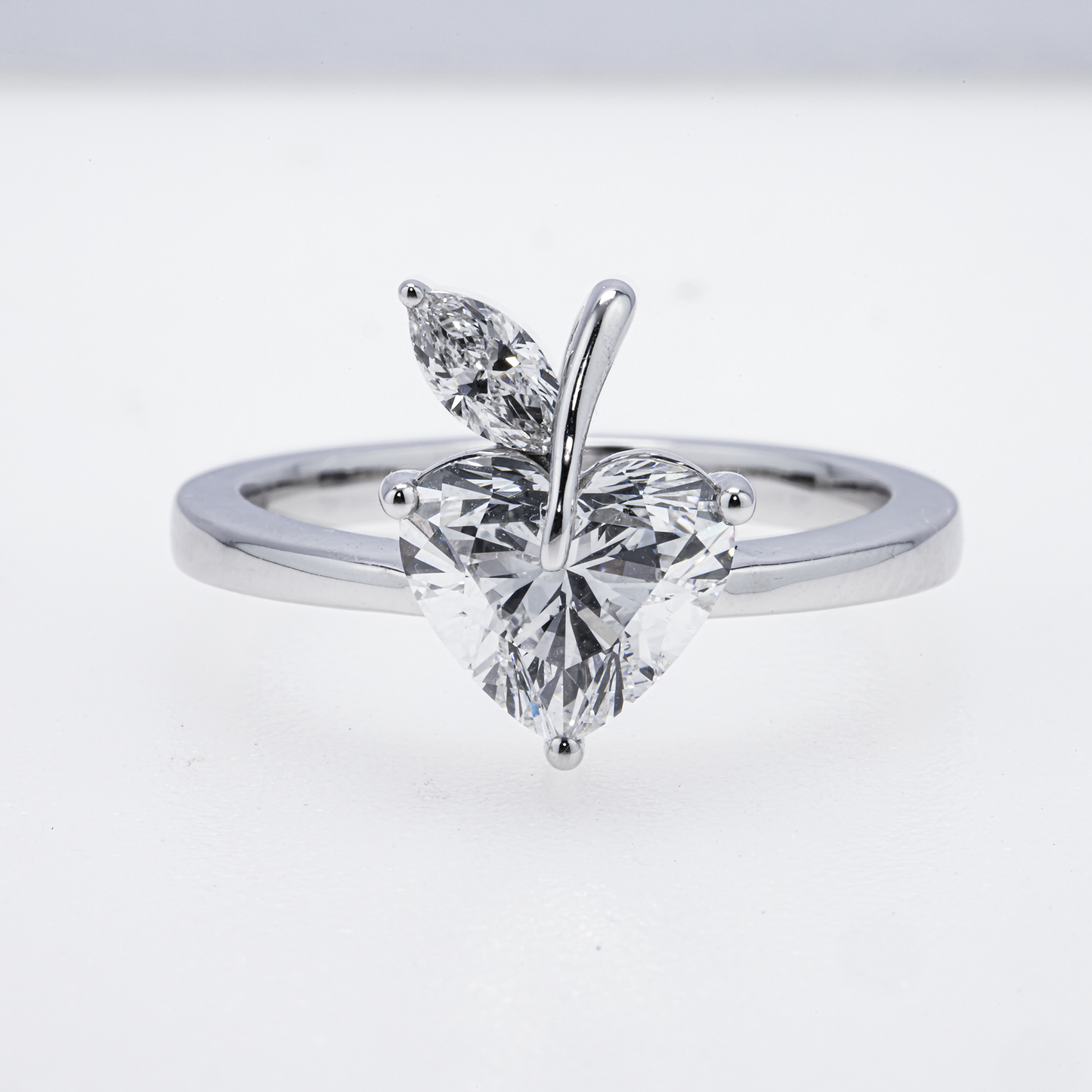 Lab Grown Toi Et Moi 14kw 1.88ct Lab-Grown Heart & Marquise Toi et Moi Diamond Ring – 1.88 CTW in 14K