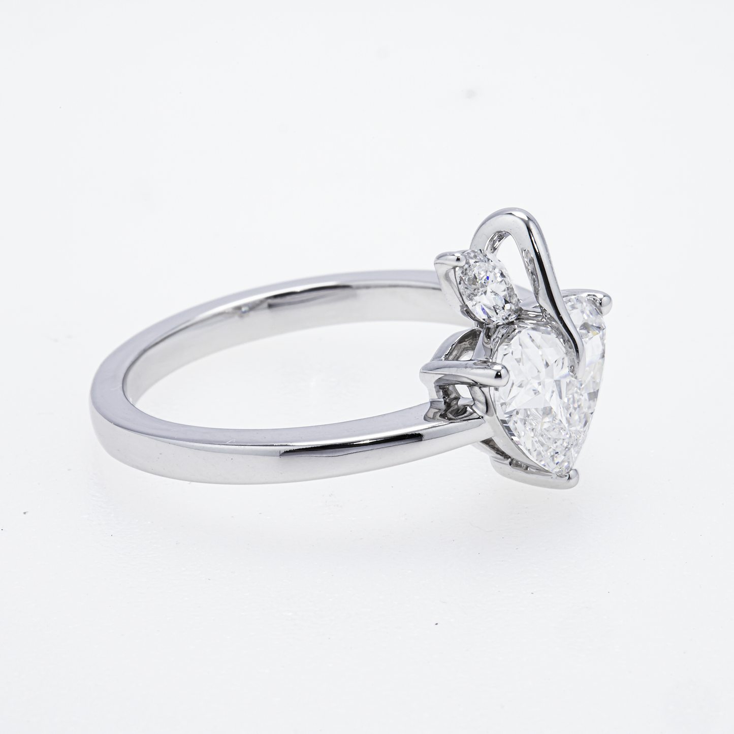 Lab Grown Toi Et Moi 14kw 1.88ct Lab-Grown Heart & Marquise Toi et Moi Diamond Ring – 1.88 CTW in 14K