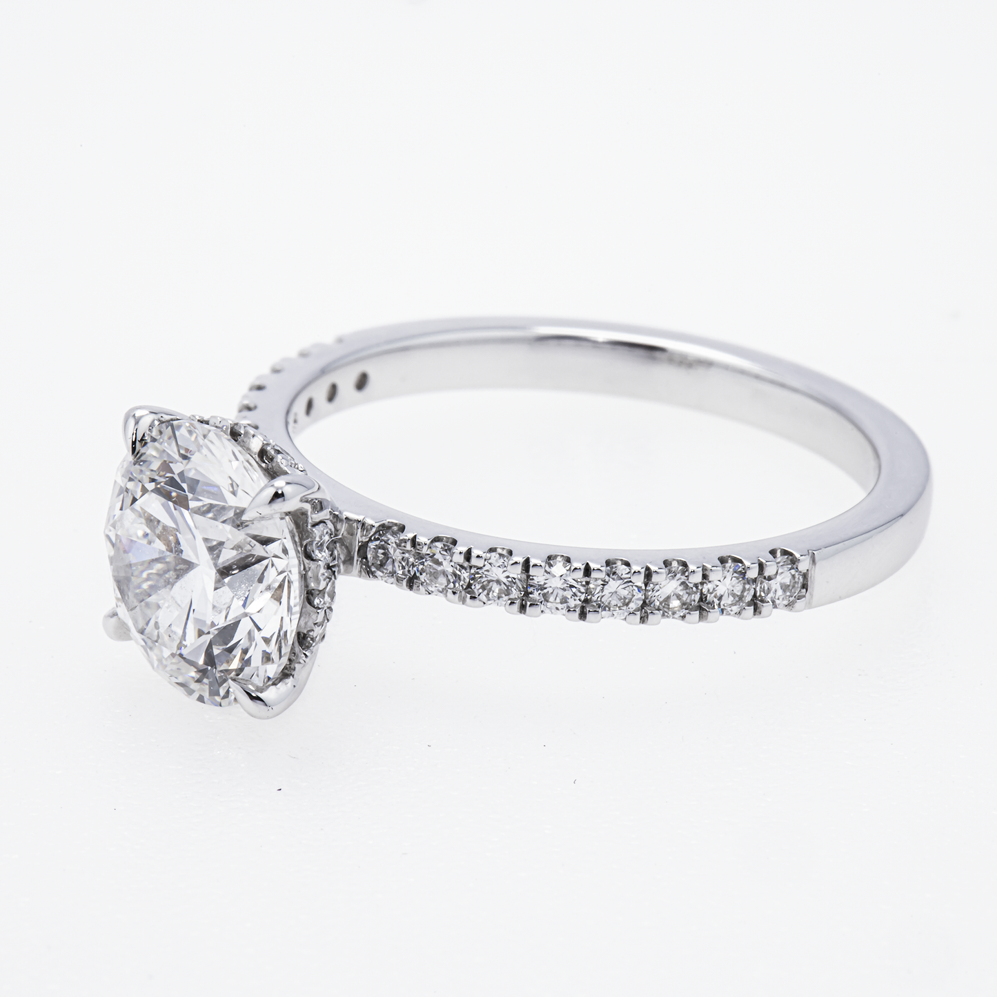 GIA-Certified Lab-Grown Round Brilliant Diamond Ring – 2.36 CTW in 14K