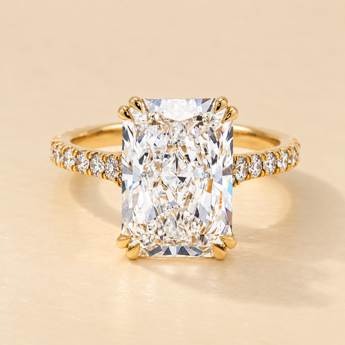 THE TURNING POINT - Lab-Grown Radiant-Cut Diamond Ring