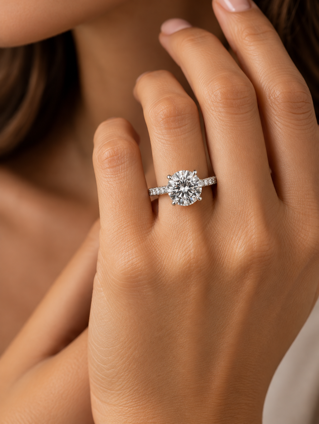 THE CHAPTER - Lab-Grown Round Brilliant Diamond Ring