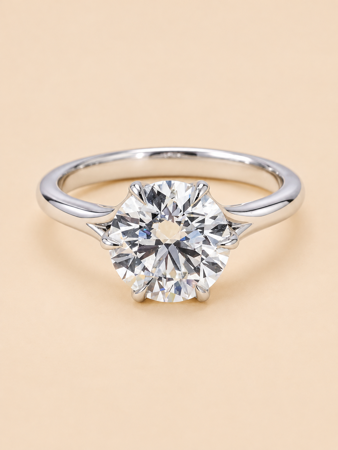 THE DESTINY - Lab-Grown Round Brilliant Diamond Solitaire Ring