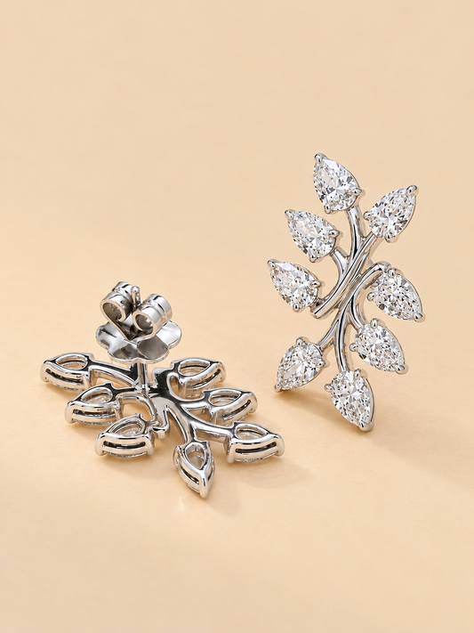 THE SIGN - Lab Grown Diamond Crawler Earrings