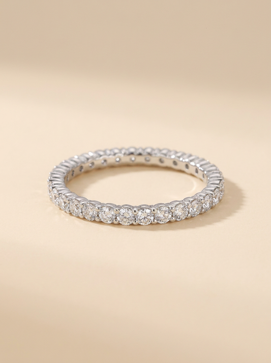 THE INFINITY – White Gold Lab-Grown Diamond Eternity Band